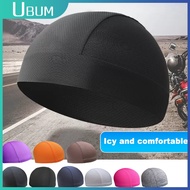 Summer Unisex Quick-drying Dome Hat Motorcycle Bicycle Helmet Breathable Inner Liner Cap Outdoor Balaclava Cycling Cap