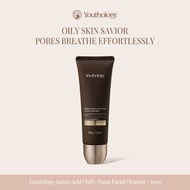 Youthology Amino Acid Fluffy-Foam Facial Cleanser Cloud-like Creamy Foam, Deep Oil Control & Gentle 
