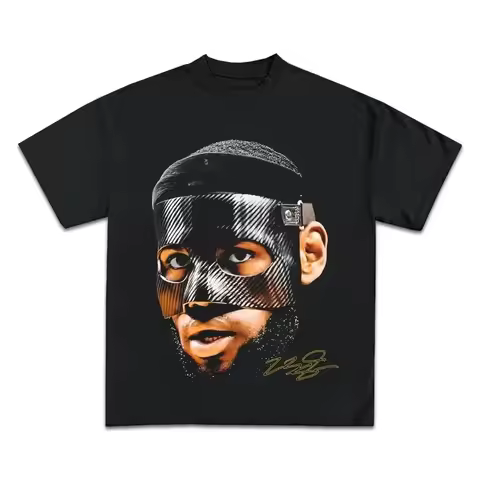 Men's T-shirt Cotton Lebron James Basketball Star T-shirt Harajuku Y2k Casual O-neck Short Sleeve Un