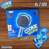 Permen Oreo Cookie Lolipop 1 Box Isi 30 Pcs