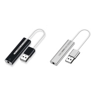 【 LCG5】-USB External Sound Card USB3.0 To 3.5Mm Jack Audio Microphone Headphone Adapter for PC Laptop Sound Card