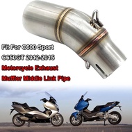 Big sale Fit For BMW C 600 Sport C650 GT C600 C650GT 2012-2014 2015 Motorcycle Exhaust Muffler Middl