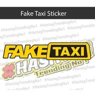 Fake taxi, Car Sticker, Lori Sticker