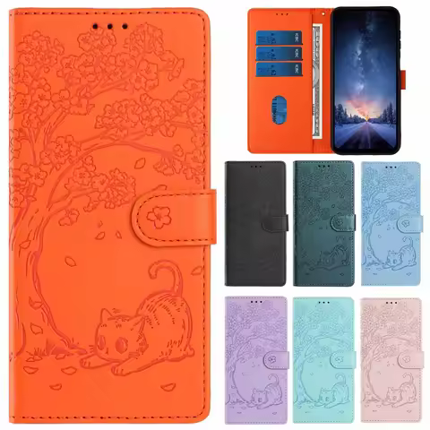 Magic 8 Pro 7 Lite Cute Cat Tree Phone Case for Funda Honor X9D X7D X5C X6C X5B X8C X8A X7B 400 500 