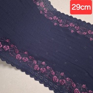 Elastic lace, sewing accessories, size 28cm to 32cm (1 meter)