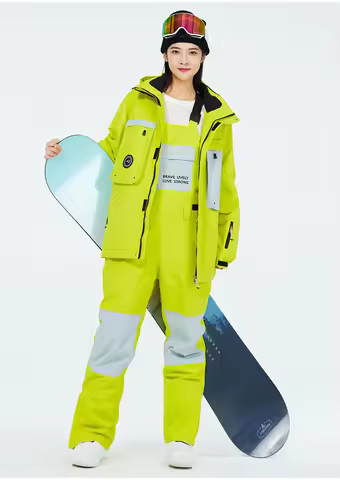 Women Snow Wear 10K Waterproof Windproof Skiing Suit Sets Lady's Snowboard Clothing Camouflage Costu