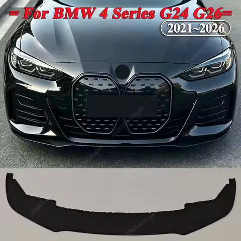For BMW 4 Series G24 G26 420i 430i I4 M50 4-Doors Gran Coupe 2021-2026 MP Style Front Bumper Splitte