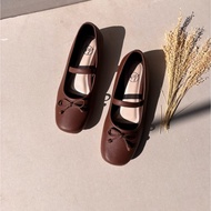 Harumi Flats Shoes Marry janes brown