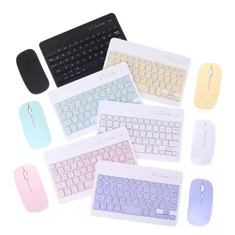 Wireless Keyboard Mobile Phone Tablet Computer Bluetooth Keyboard Mouse Set