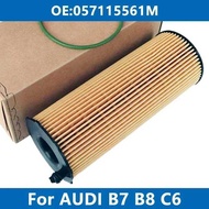 Cf 1/6Pcs 2 Car Engine Oil Filter 057115561M For VW AUDI B7 B8 C6 D3 D4 A4 A5 A6 A8 Avant Q5 Q7 2.
