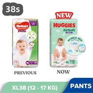 [Old Version] Huggies Airsoft / Natural Soft Pants Diapers XL38