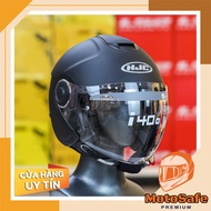 HJC I40N 3/4 Helmet with 2 Matte Black Glasses, compact street wear - Wide vision, ECE 22.06