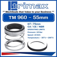TRIMAX 960 55mm ( d1-55 x d7-75 ) Single-Spring Mechanical Seal Ceramic/Carbon/NBR