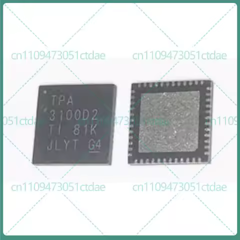 10-50pcs for TPA3100D2RGZR VQFN-48 20W Stereo Class D Audio Amplifier IC 26V