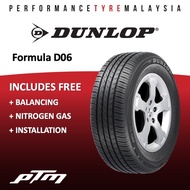 15 16 17 18 INCH Dunlop Formula D06 Tyre Tire Tayar (FREE INSTALLATION/DELIVERY)