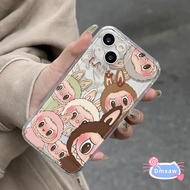 Cute Labubu Phone Case For Honor 90 Lite X9B X9 X9A X8 4G 9X Pro 8X X30 Magic 5 4 Lite 4 Pro 3 Nova 