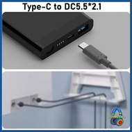 MOOMMY Mini Type C To DC5521 Charging Cable Universal Compatibility Waterproof