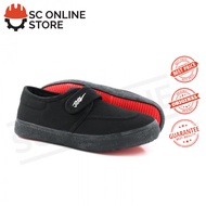 PALLAS School Shoe Jazz Single Velcro Strap 204-031 BK 306-031 BK