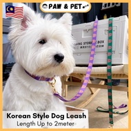 Pet Leash Chain Rope Dog Lead Leash Korean Style Pet Chain Collar Dogs Puppy Pet Leash Tali Kucing (