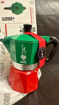 BIALETTI Coffee Espresso Maker．Moka Express 3 cups杯摩卡壺．義式咖啡．100%New全新有盒．意大利製造