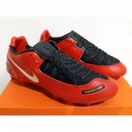 SEPATU BOLA NIKE T90 LASER REMAKE RED BLACK PREMIUM