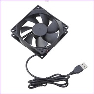 YYZJJ Router Cooling Fan PC TV Box Quiet 5V USB Power 92mmx92mmx25mm Cabinet Cooling