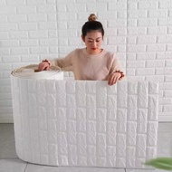 SUPER LONG Have 20M 70x100cm/70*500cm Siamese roll 3D wallpaper Ready Stock3D Wall Sticker Self-Adhesive Brick Decoration Home Decor