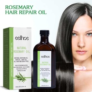 Smilelili💝 EELHOE Rosemary Hair Care Essential Oil Anti-frizz Long-lasting Smooth And Fragrant Repair Hot Dyed Hair Care Essential Oil For Soothing Relaxing Massage HOT