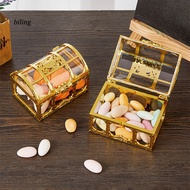 {biling}  Treasure Chest Party Favor Box Wedding Favor Boxes Party Favor Box Transparent Treasure Ch