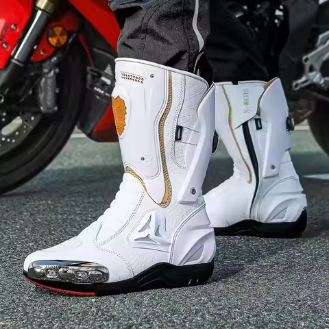 JG-Wolf Waterproof Motocross Boots Adventure Touring Steel Toe Off-Road Boots CE Certified Dirt Bike