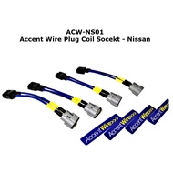 Accent Wire Positive Universal Ignition Coil Socket Nissan Silver Booster Wire Connector Car Ignitio