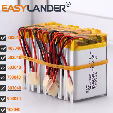 10Pcs /Lot 603040 3.7V 800mAh Lithium Li-ion Polymer Battery 303040 403040 503040 703040 803040 9030