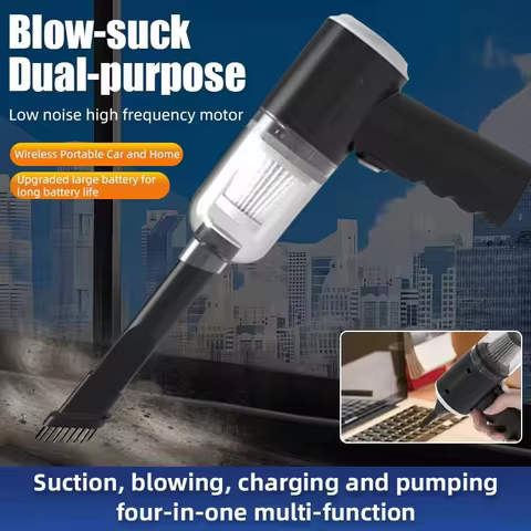 Car Wireless Vacuum Cleaner Handheld High-Power Vacuum Cleaner Portable Car Home Dry And Wet Vacuum 