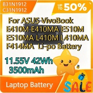 B31N1912 C31N1912 Replacement Laptop Battery For ASUS VivoBook E410M E410MA E510M E510MA L410M L410M