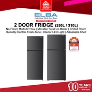 Elba ER-Q2638(SV) ER-Q3238(SV) 250L 310L 2 Door Frost Free Top Freezer Refrigerator Fridge