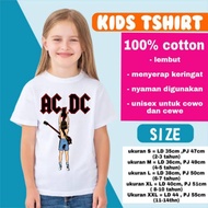 KATUN ACDC T-SHIRT SIMPLE BASIC H&M PREMIUM QUALITY CHILDREN'S CLOTHES METAL BAND AGES 1 - 12 YEARS 
