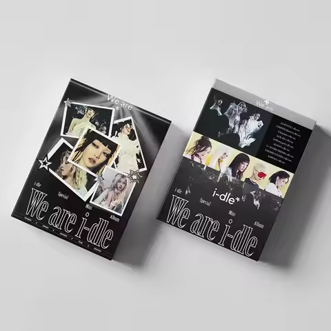 55pcs/Box Kpop Girls Group I-DLE I Love Lomo Cards We Are (G)I-DLE HD PhotoCards For student fans to