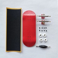 97*34mm Fingerboard ชุดเว้าต่ำ Handmade Deck Professional Finger Skate Board รถบรรทุก ABEC 7 แบริ่ง Mini ล้อสเก็ตบอร์ด-Luansu