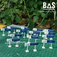 Miniature Train Station Nameplate Diecast