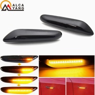 ไฟ LED แสดงสถานะด้านข้างเป็นสัญญาณไฟเลี้ยวสำหรับ BMW E60 E61 E90 E91 E87 E81 E83 E84 E88 E92 E93 E82 E46 1 3 5ชุด