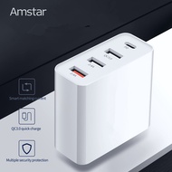 {KOLT Digital} Amstar 48W Multi Quick Charge 3.0 USB C PD Charger สำหรับ iPhone 12 11 Pro Max X XS Samsung Huawei แท็บเล็ต QC 3.0 Fast Wall Charger