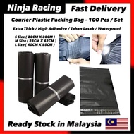 100 Pcs / Set Courier Parcel Bag 20 x 30 28 x 42 40 x 55 CM Plastic Flyer Flyers Pack Packing Plasti