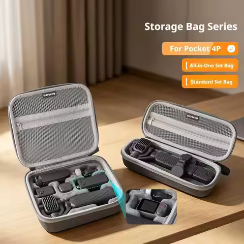 for dji Osmo Pocket 4P Carrying Case Travel Drop-Proof Storage Bag Protector Hard Protective Bag for