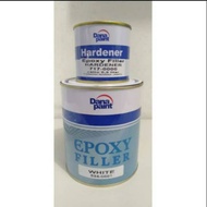 CAT DUCO EPOXI -EPOXY FILLER GREY -  ABU ABU &  WHITE -PUTIH  DANAPAINT  & MEIJI PLUS HARDENER - 1KG
