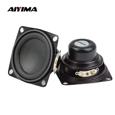 AIYIMA 2Pcs 2 Inch Full Range Speaker 4 Ohm 10W Bluetooth Speaker 53MM Bass Speaker For Charge 3 Rep