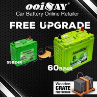 AMARON FLO NS60 | 55B24R/RS | 60B24R 60B24RS (MF) - Car Battery - Saga BLM Iriz Avanza Vios Persona