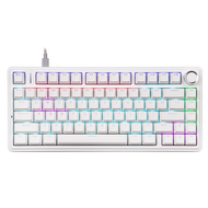 AULA | AULA F75 Wired Gaming Keyboard 75% ANSI US Layout Gasket Hot Swappable ABS Keycap RGB with Kn