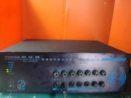 廣播擴大機 POKKA PA-300W 輸出300瓦 交流110V+直流24V+遠程模式70V+100V 功能正常