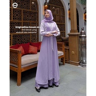 Ethica Gamis Premium Kagumi 260 Terbaru Gamis Modern Undangan Arisan Wisuda GRAPE COMPOTE