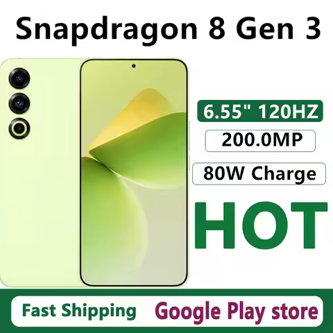 Original Meizu 21 Mobile Phone Snapdragon 8 Gen 3 Android 14.0 OTA 6.55" OLED 120HZ 80W Charge 200.0